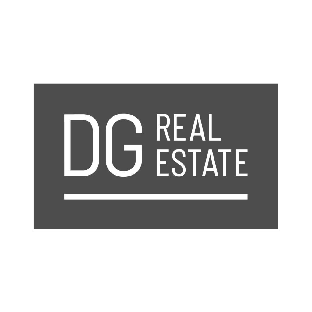 Logo DG Real Estate grijs